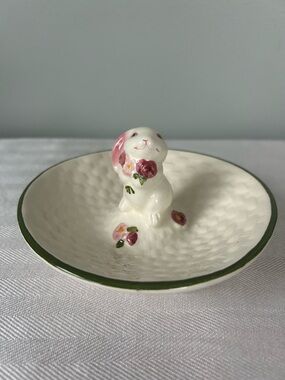Vintage Avon Bunny Trinket Dish